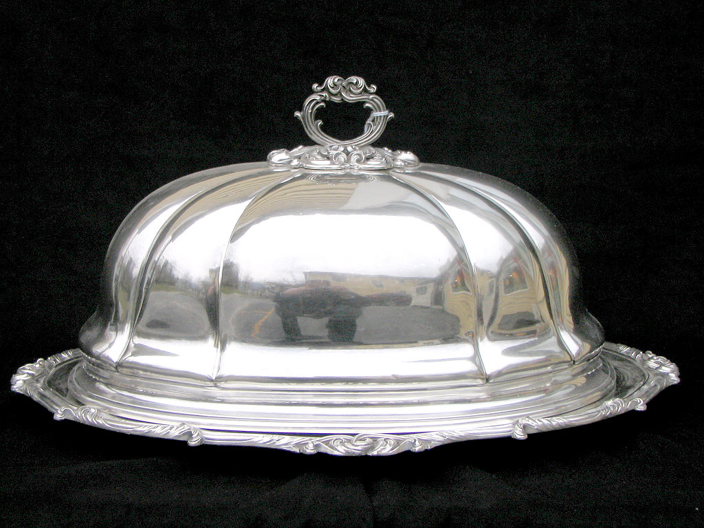the silver plate dome gift delivered by fame lifestyle