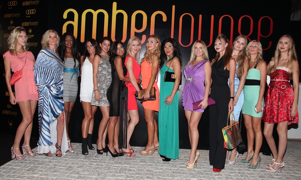 Amberlounge party abudhabi, Fame models